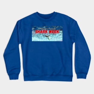 Shark Week Waves and Shark Tooth Crewneck Sweatshirt